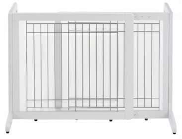 Cool Breeze Freestanding Pet Gate (Option: Standard, size: small)